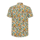 Korte mouw hawaii bloem - Gents