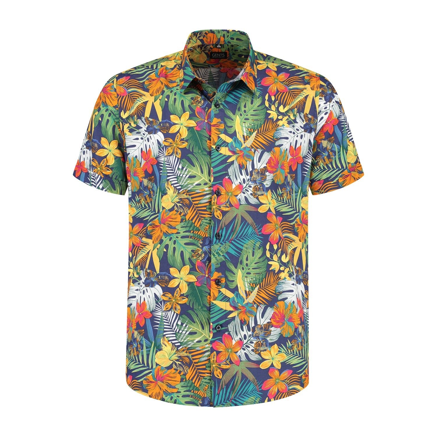 Korte mouw junglebloem - Gents