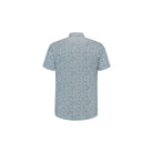 Korte mouw print blauw - groen - Gents