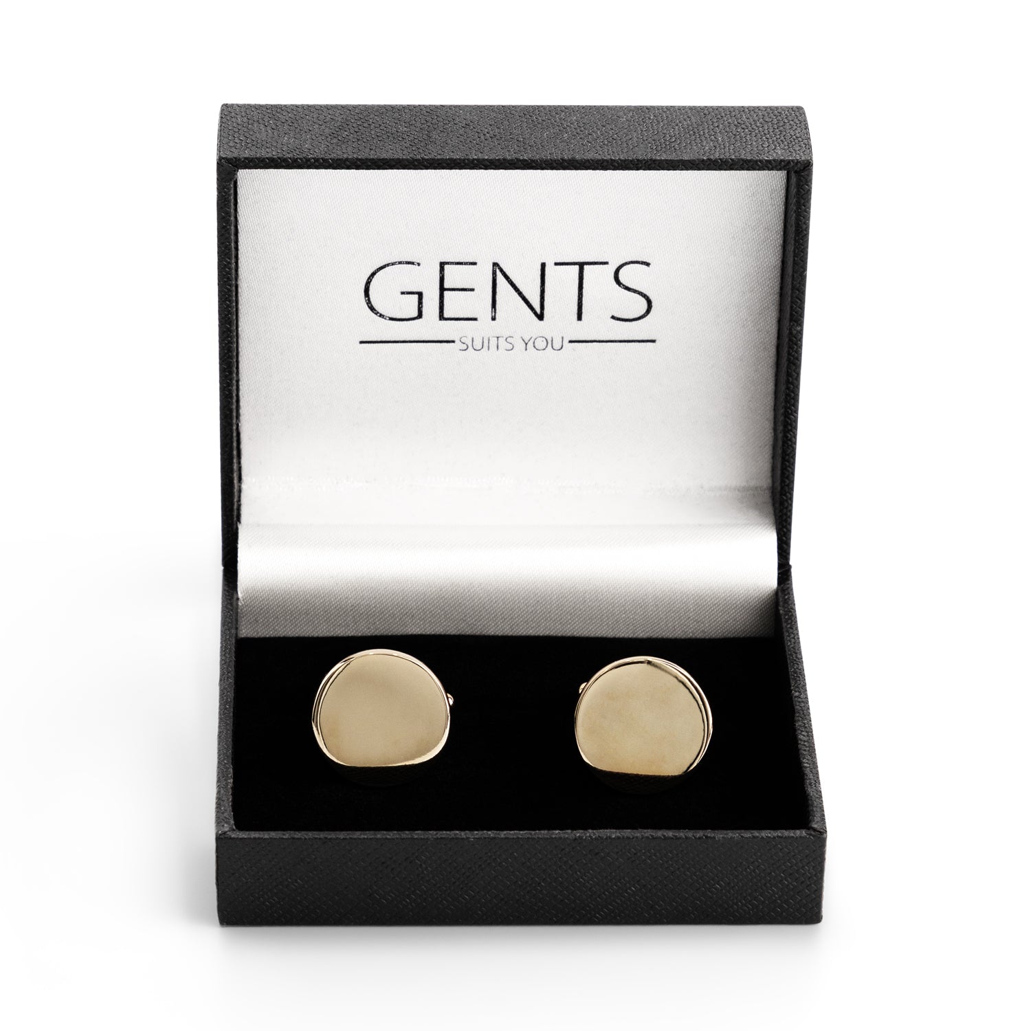 Manchetknopen rond - goud - Gents