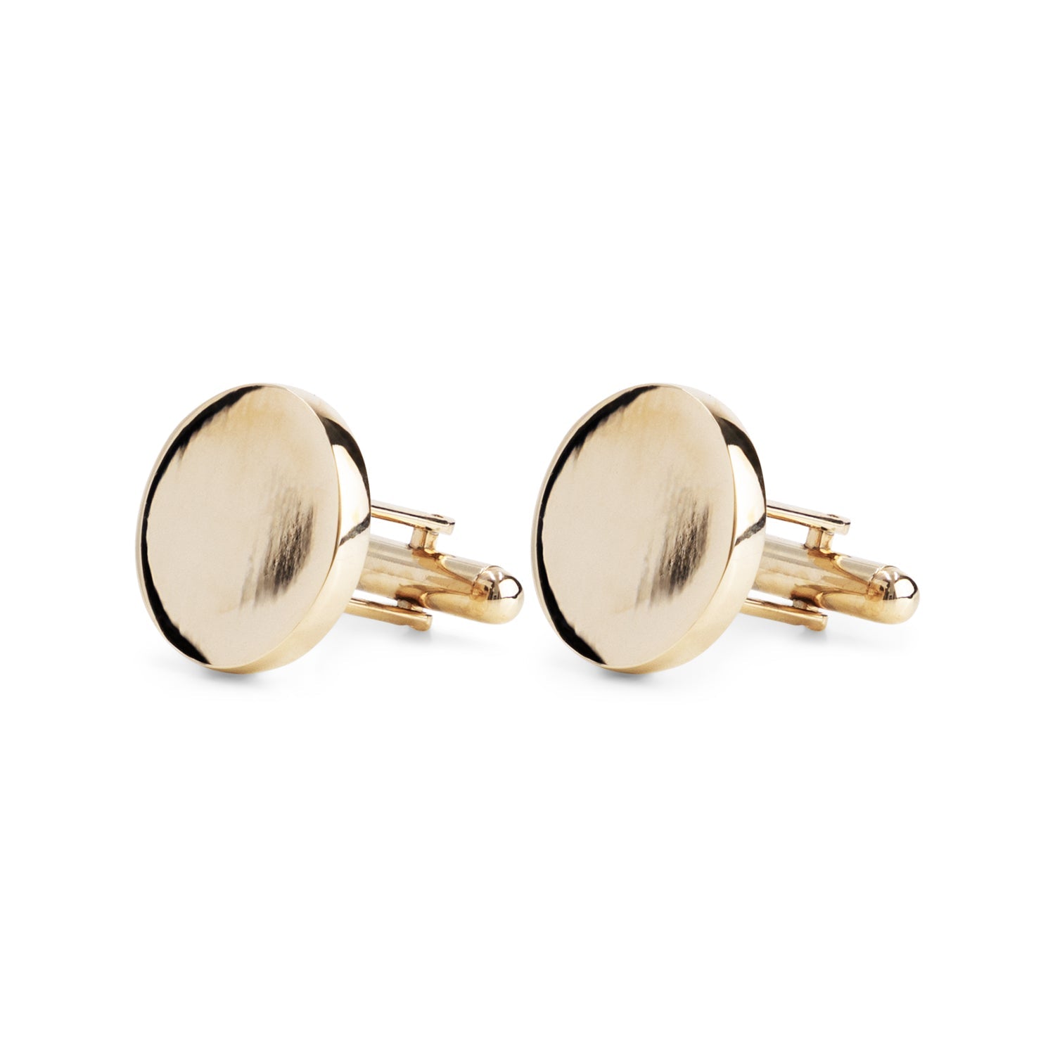 Manchetknopen rond - goud - Gents