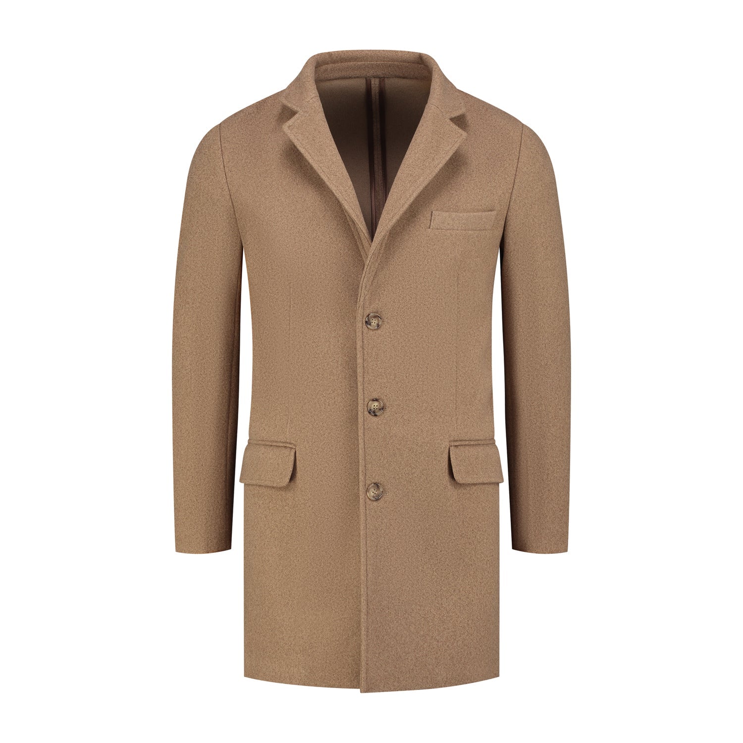 Mantel caramel - bruin - Gents