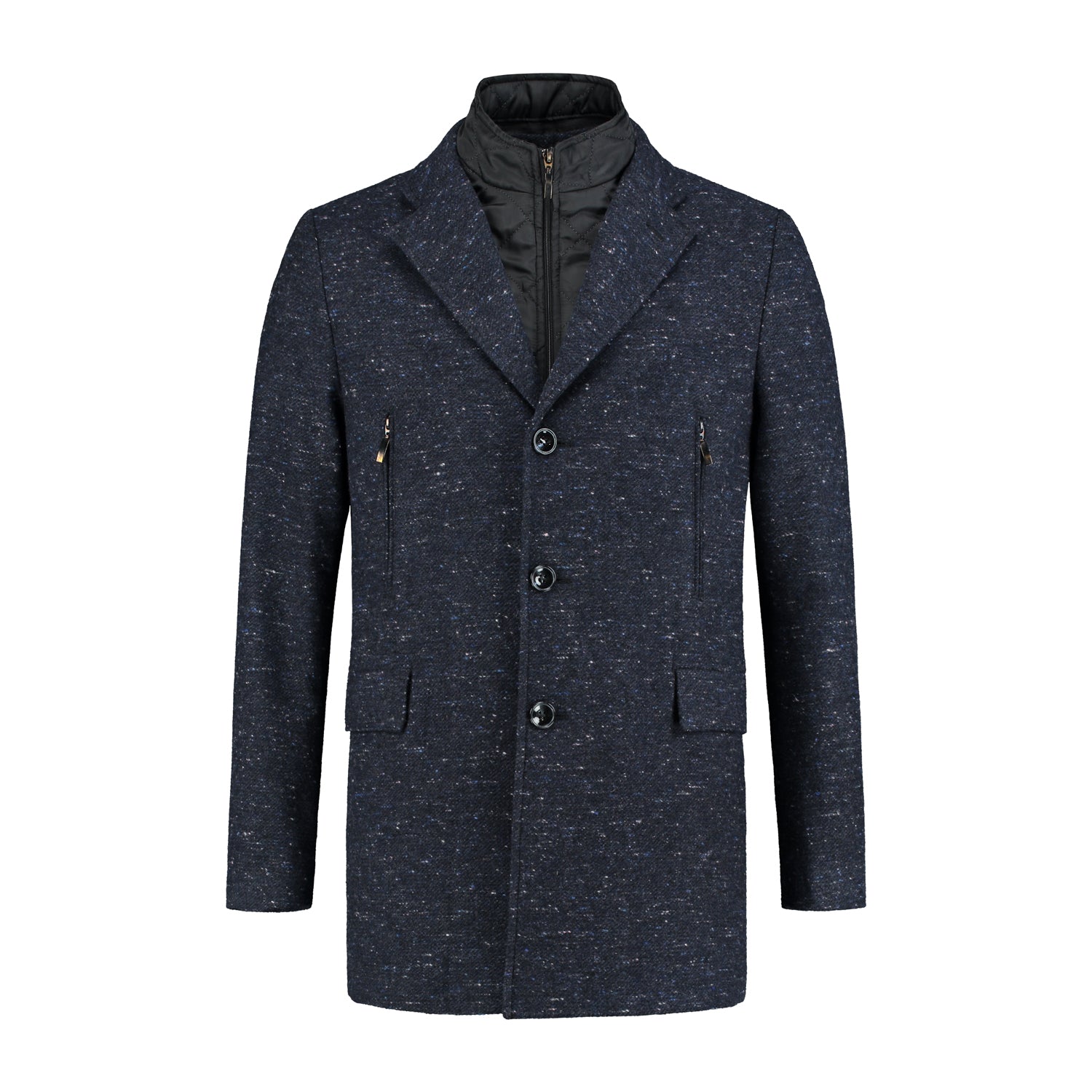 Mantel Melee Blauw - Gents