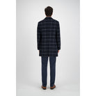 Mantel ruit navy - Gents