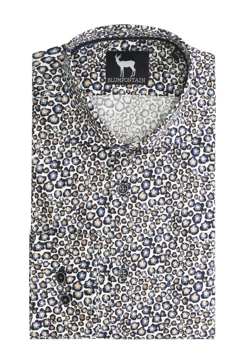 Overhemd Blumfontain bloemprint - Gents