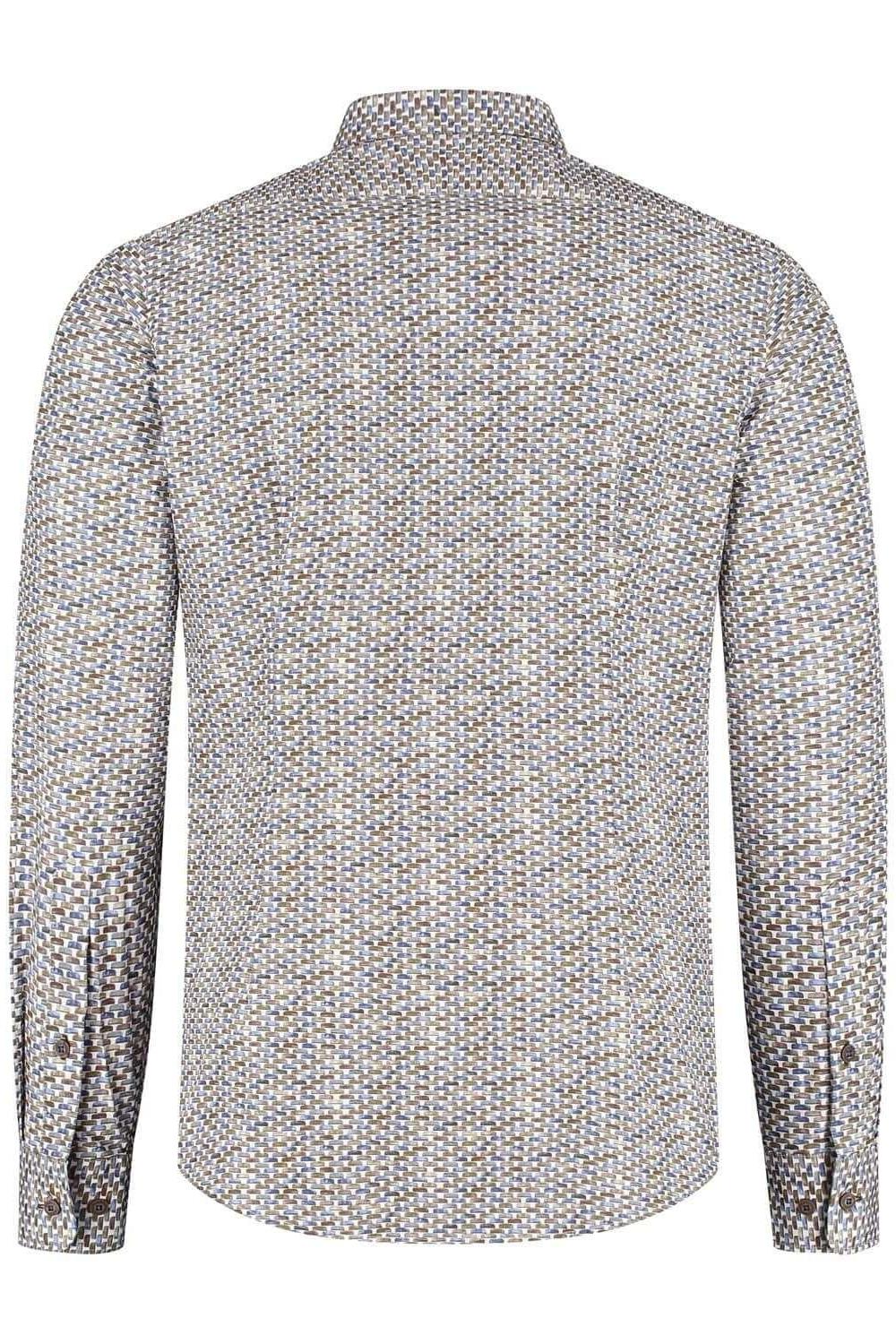 Overhemd Blumfontain schijfprint - Gents