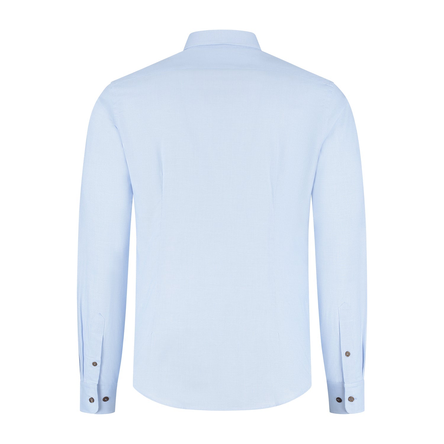 Overhemd Blumfontain structuur blauw - Gents