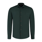 Overhemd Blumfontain uni donkergroen - Gents