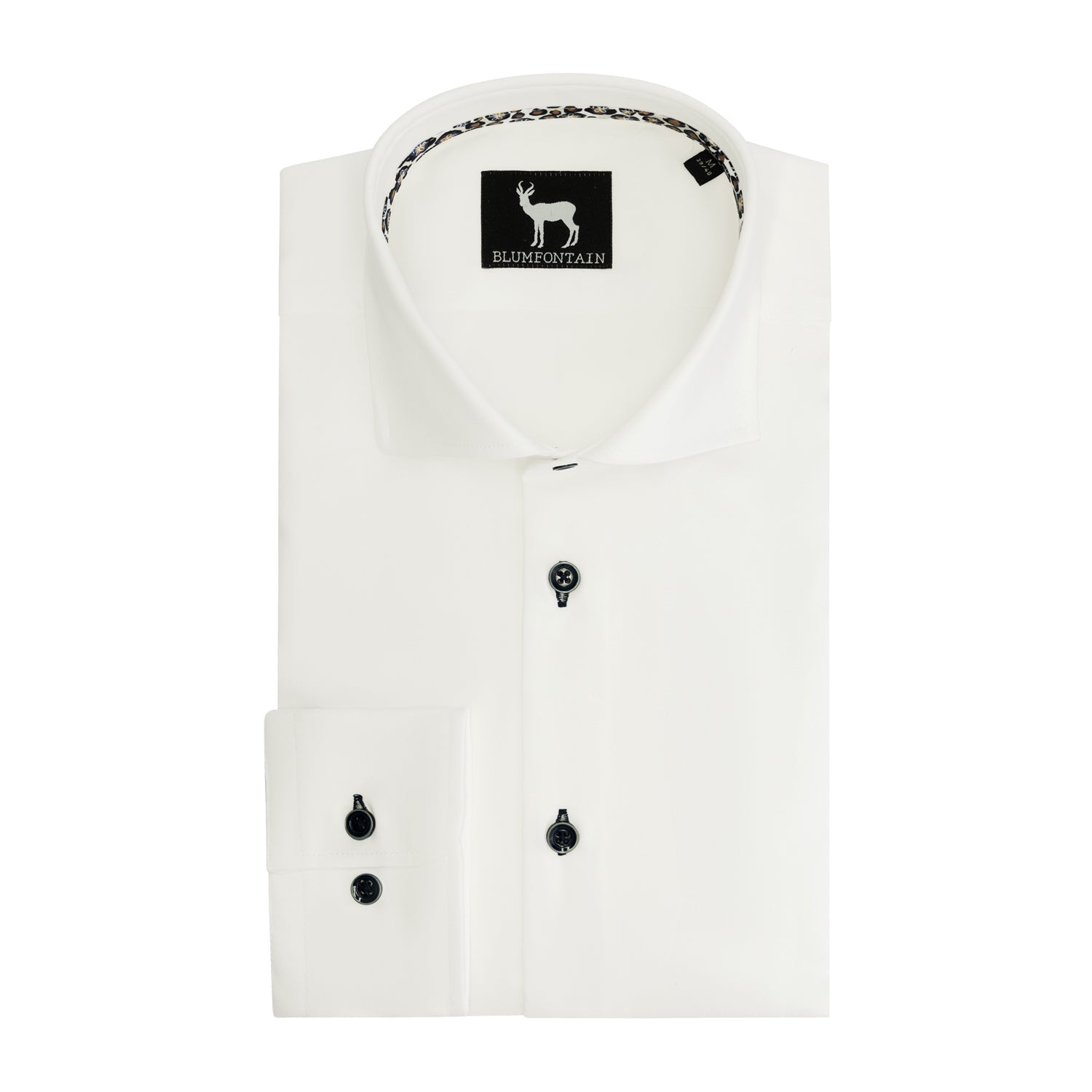 Overhemd Blumfontain uni wit - Gents