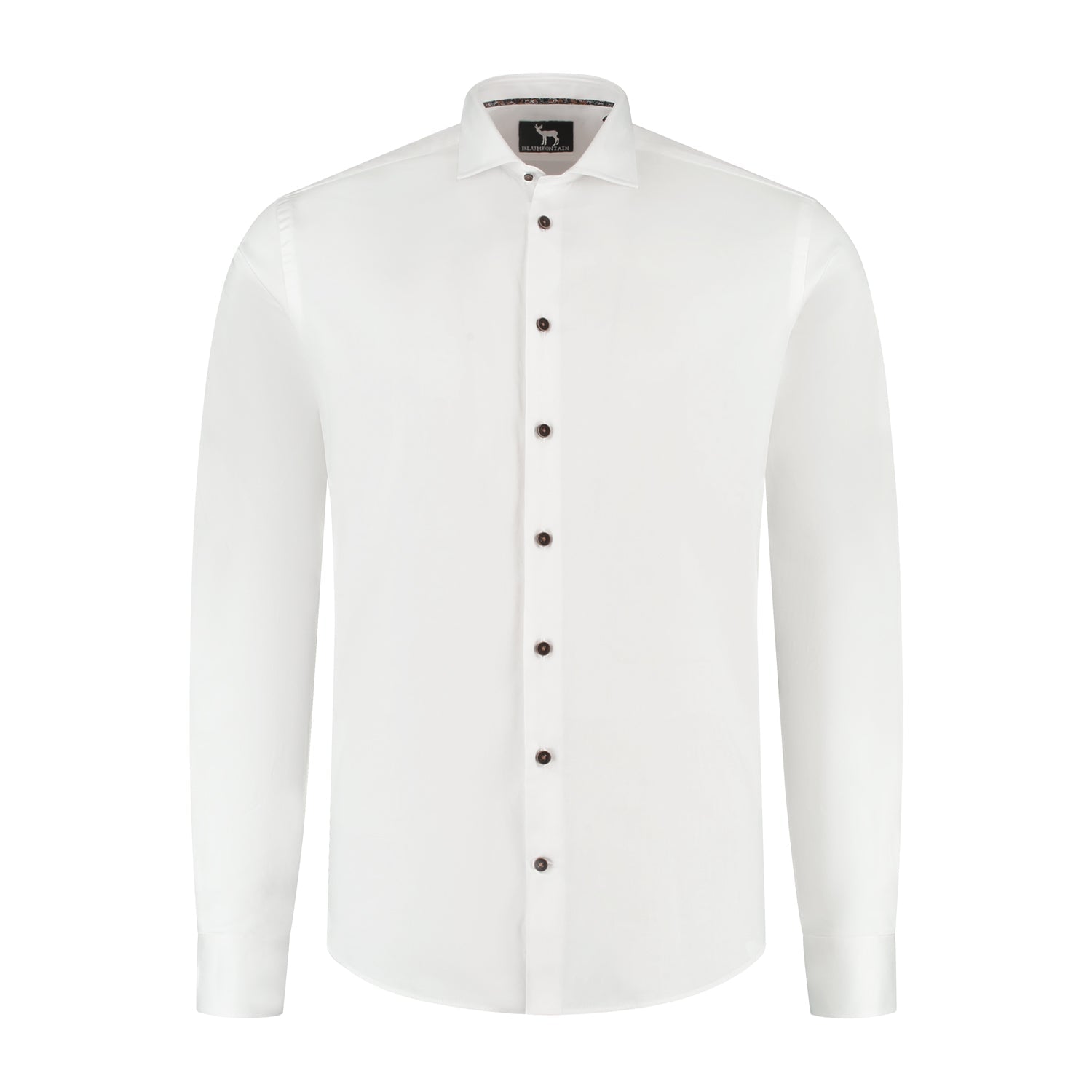 Overhemd Blumfontain uni wit - Gents