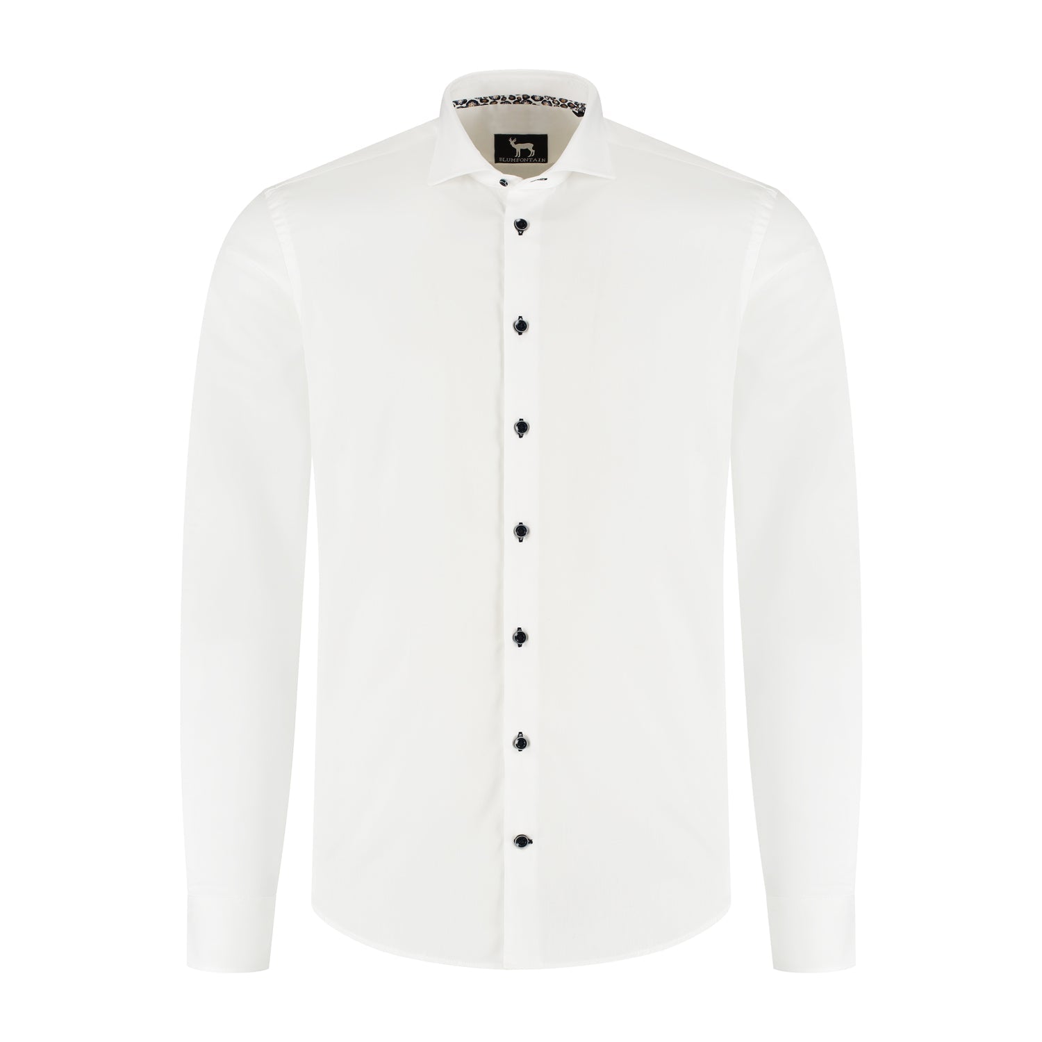 Overhemd Blumfontain uni wit - Gents