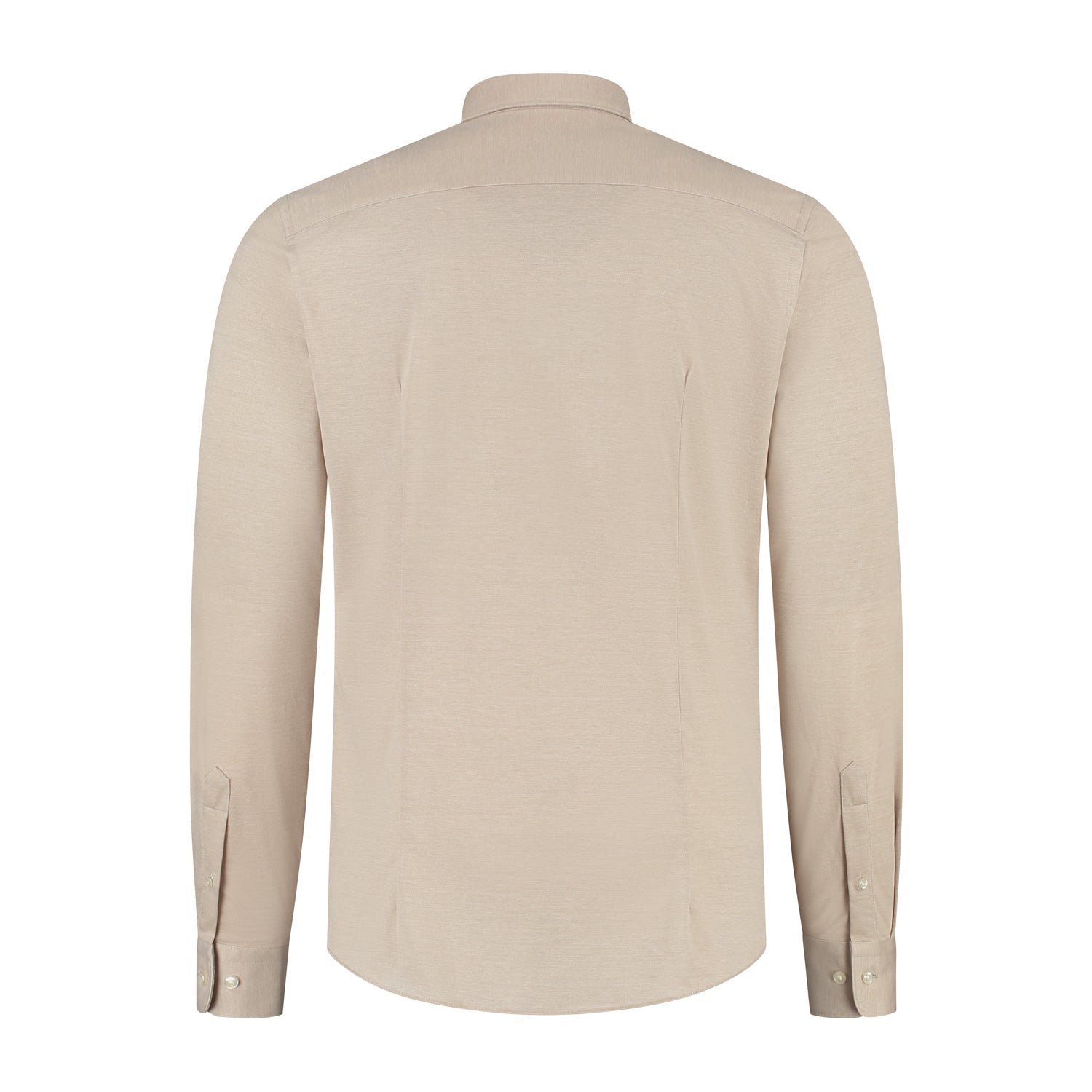 Overhemd knit pique beige - Gents