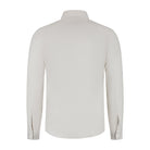 Overhemd linnen - katoen ministreep zand - Gents