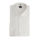 Overhemd linnen - katoen ministreep zand - Gents