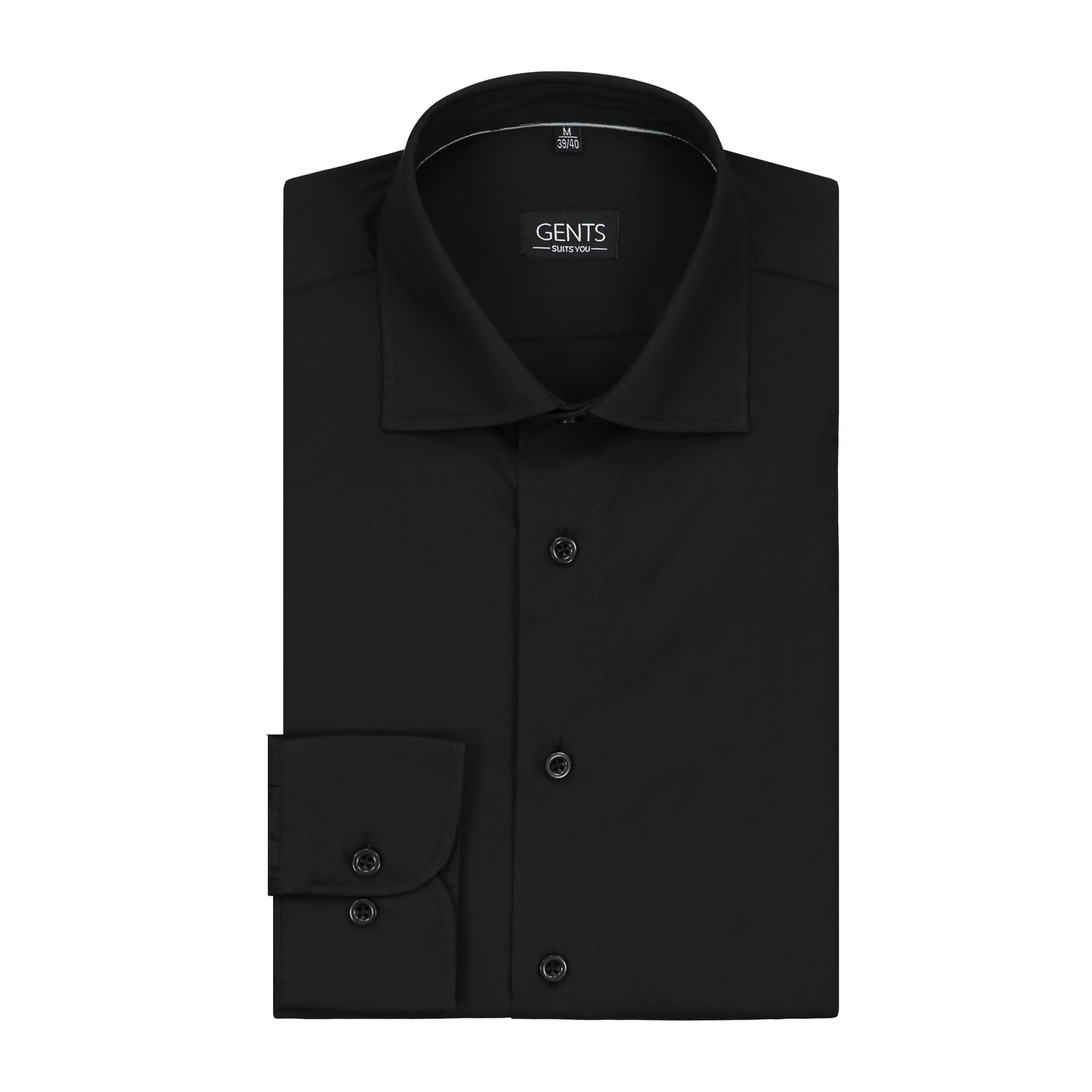 Overhemd NOS zwart - Gents