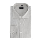 Overhemd stretch streep grijs - Gents