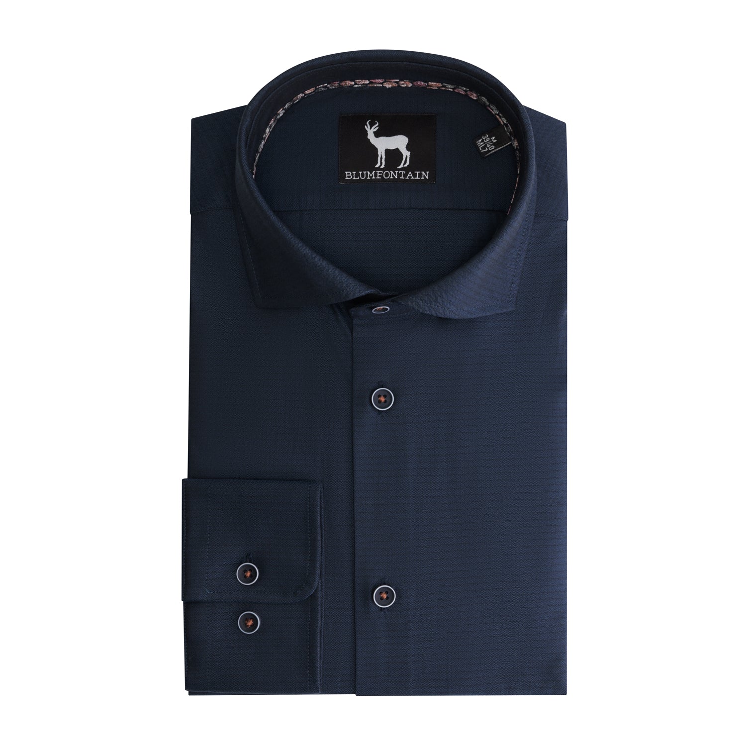 Overhemd Uni navy - Gents