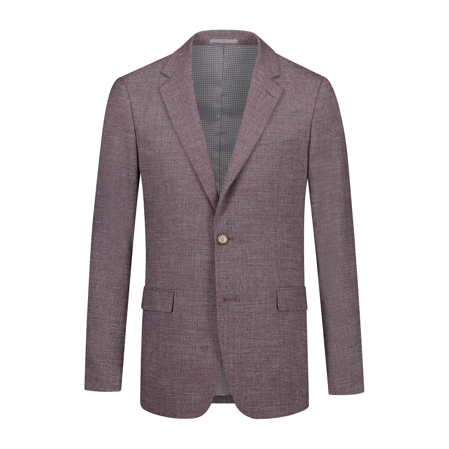 Pak 3 - D linnenlook rozijn rood - Gents