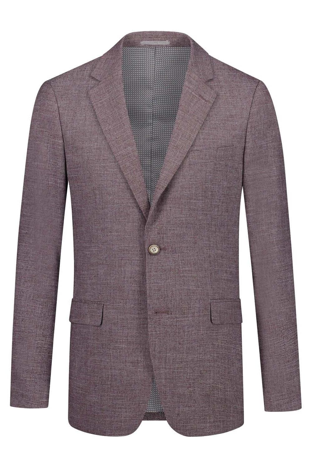 Pak 3 - D linnenlook rozijn rood - Gents