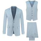 Pak 3 - D wolmix ijs - blauw - Gents
