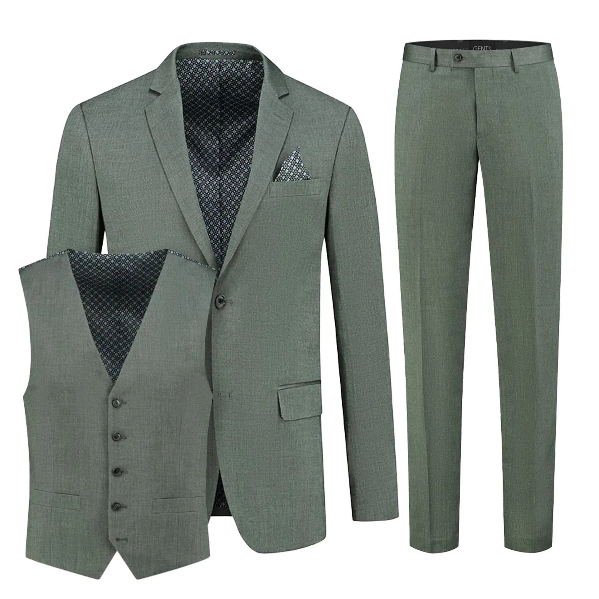 Pak 3 - delig blend groen - Gents