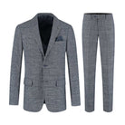 Pak Glen Check blauw - Gents