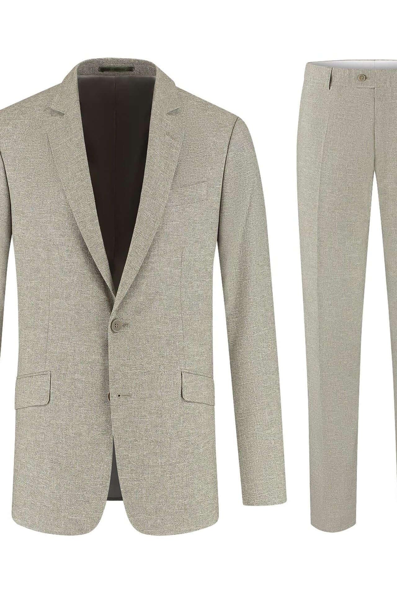 Pak linnen-katoen dauw-groen