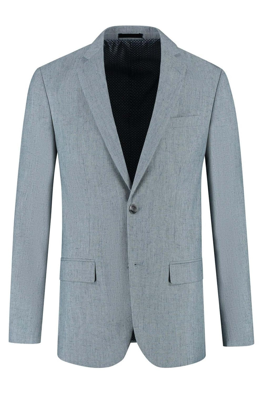 Pak linnenblend mistgroen 3-delig