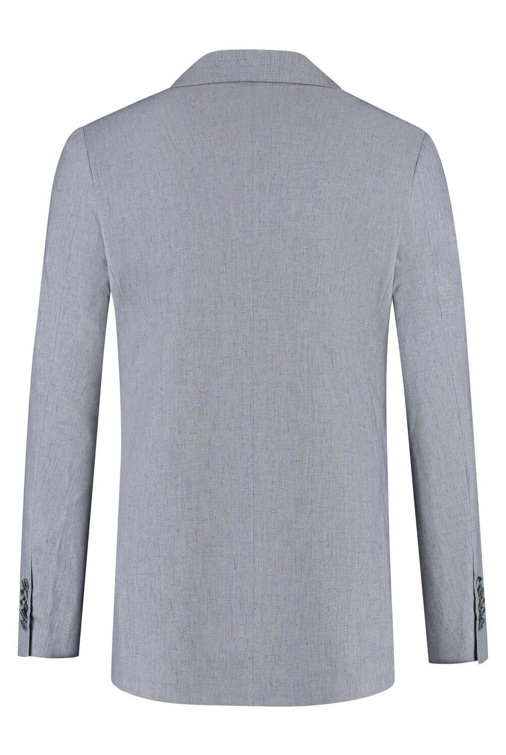 Pak linnenblend zilvergrijs