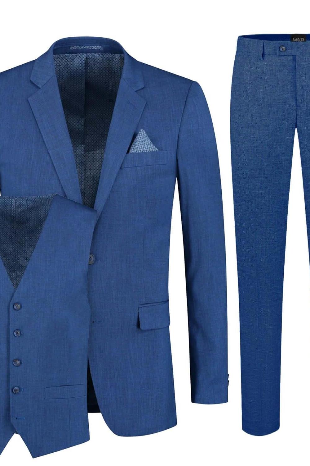 Pak linnenlook blauw 3 - delig - Gents