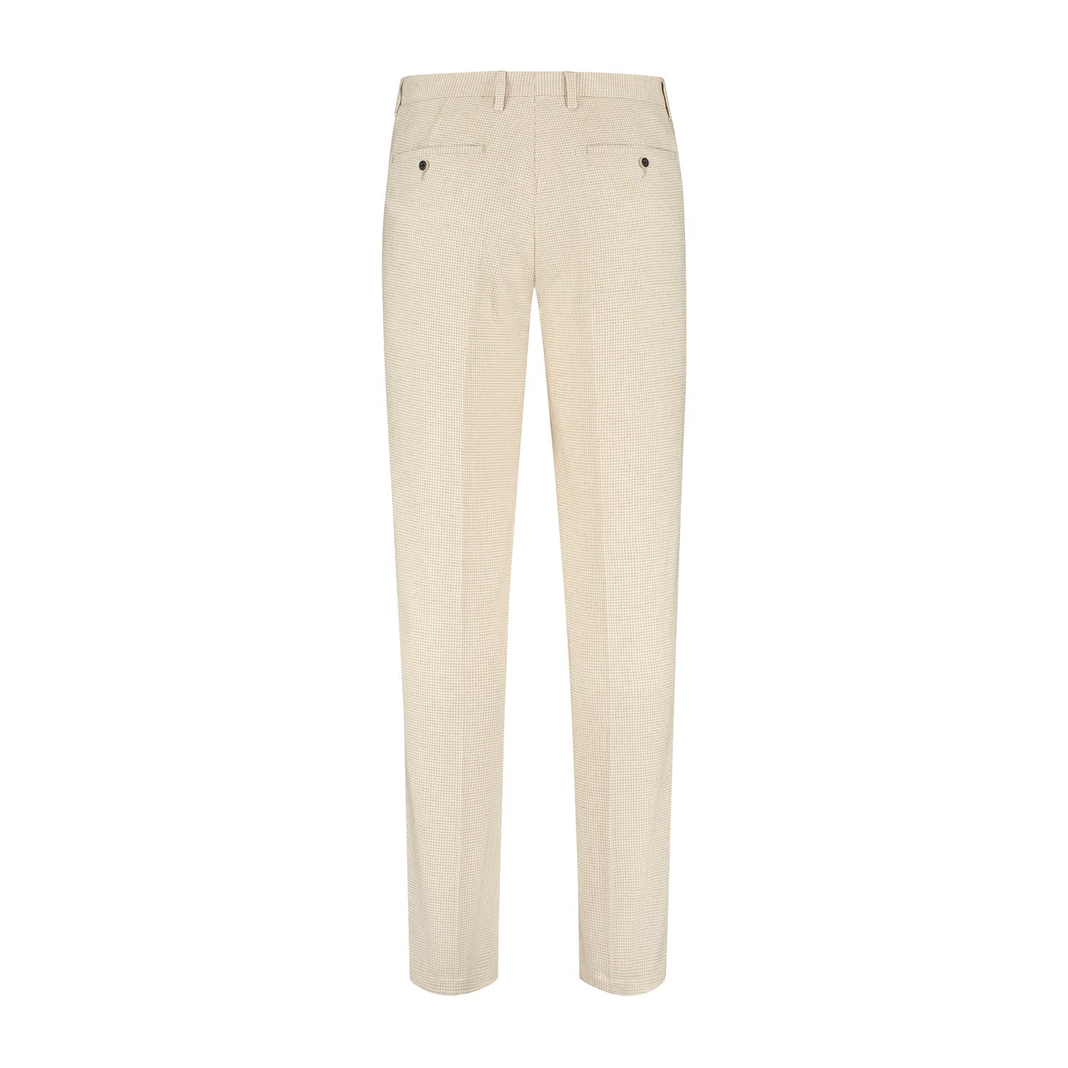 Pak pied - de - poule linnen - katoen beige - Gents