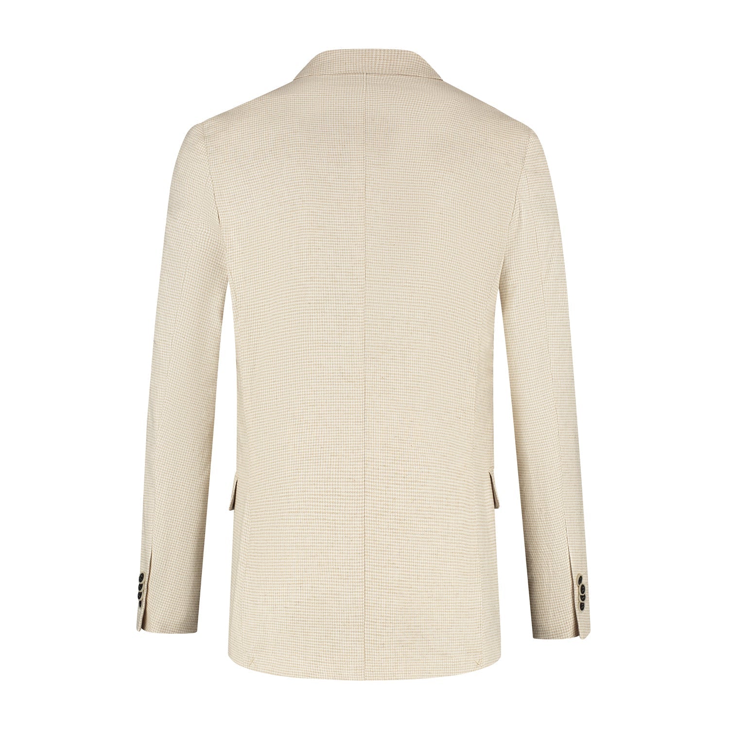 Pak pied - de - poule linnen - katoen beige - Gents