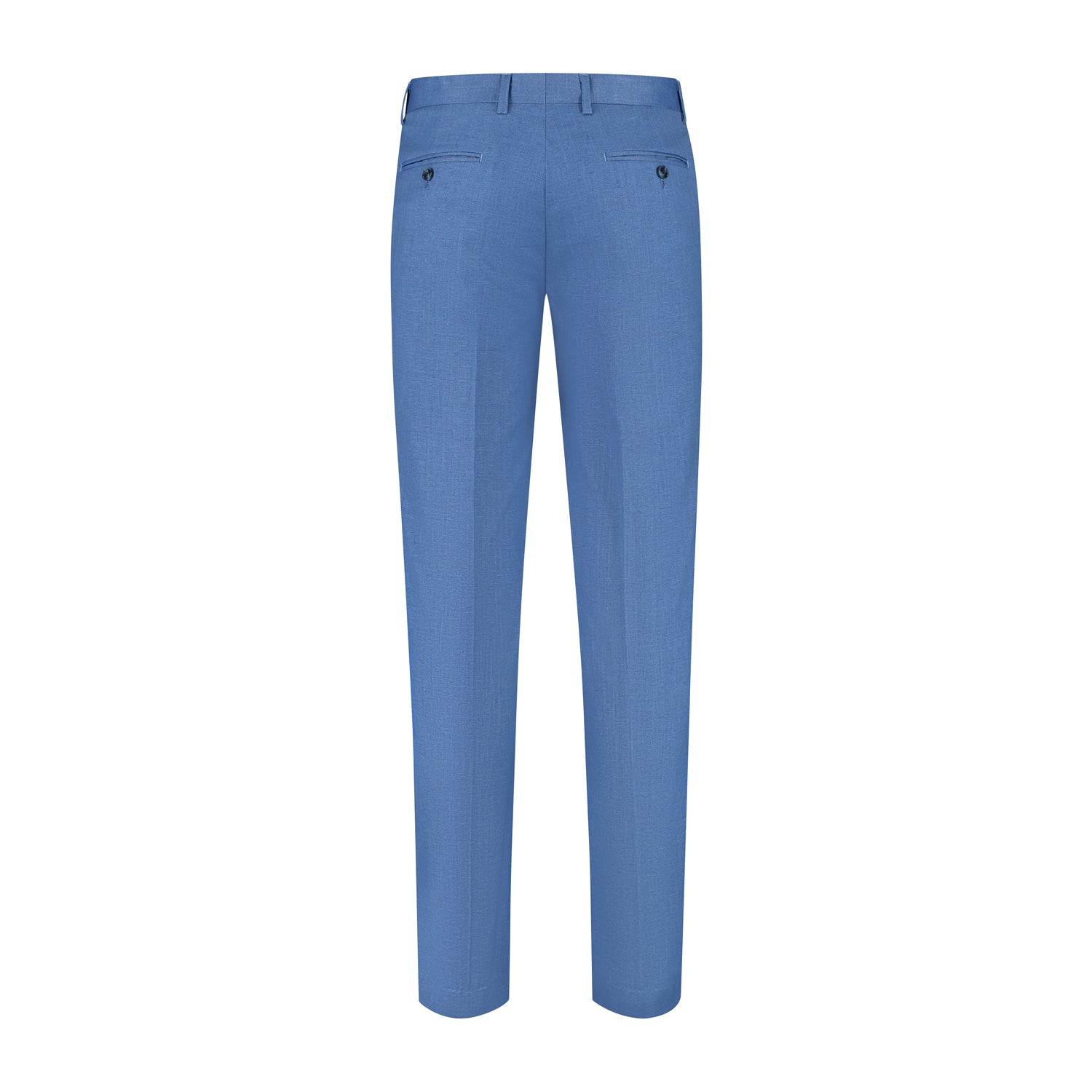 Pantalon linnenlook staalblauw - Gents