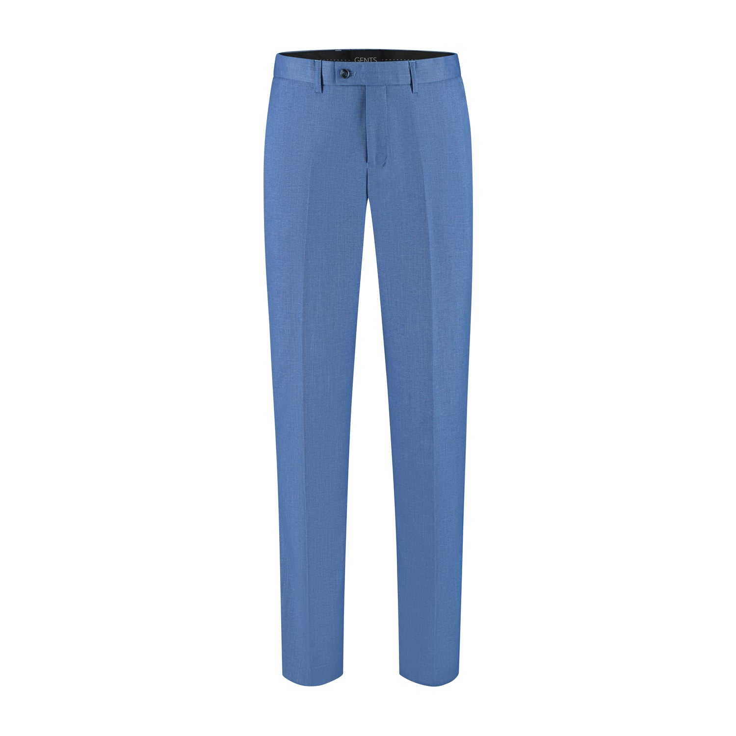 Pantalon linnenlook staalblauw - Gents