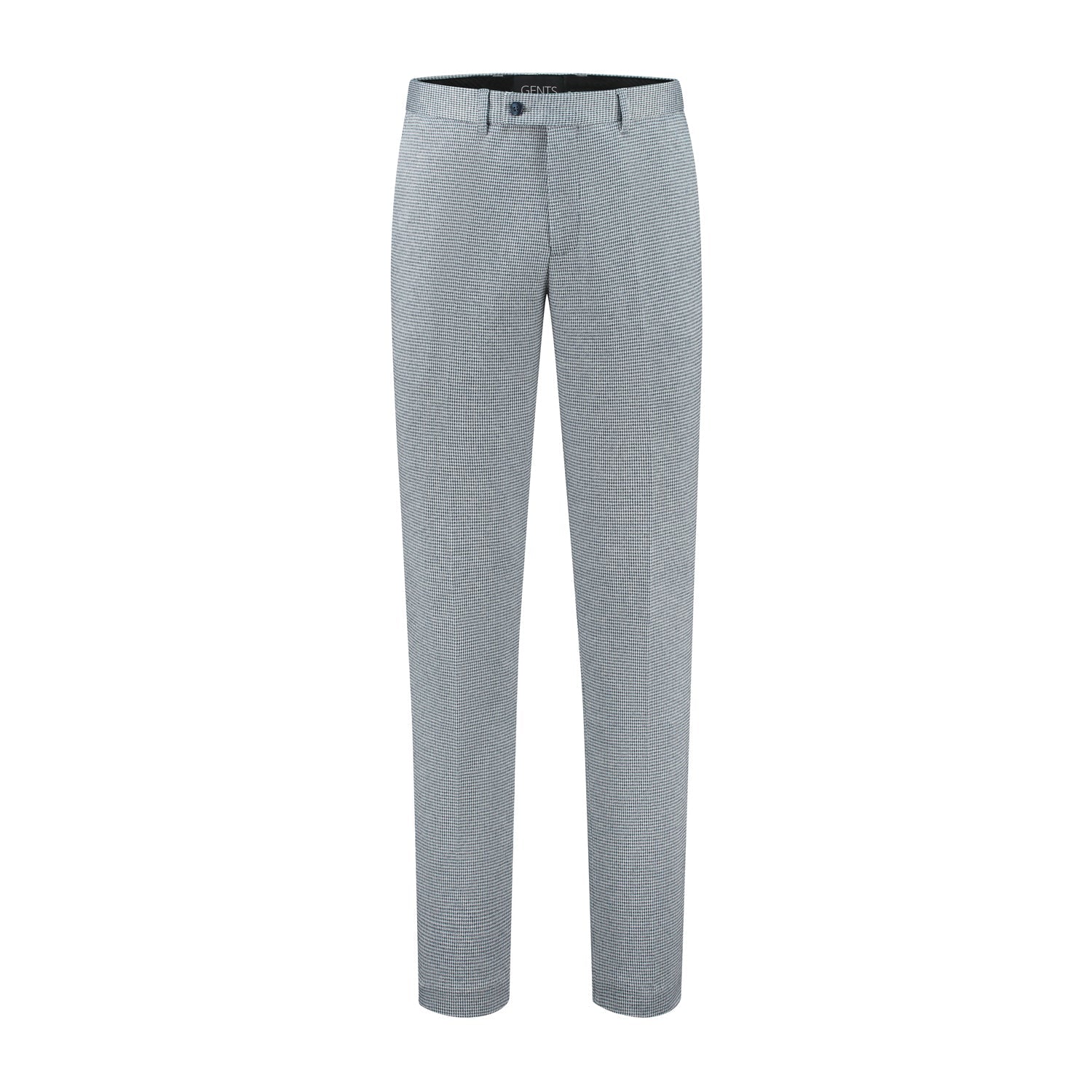 Pantalon pied - de - poule grijs - Gents