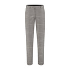 Pantalon ruit grijsbruin - Gents