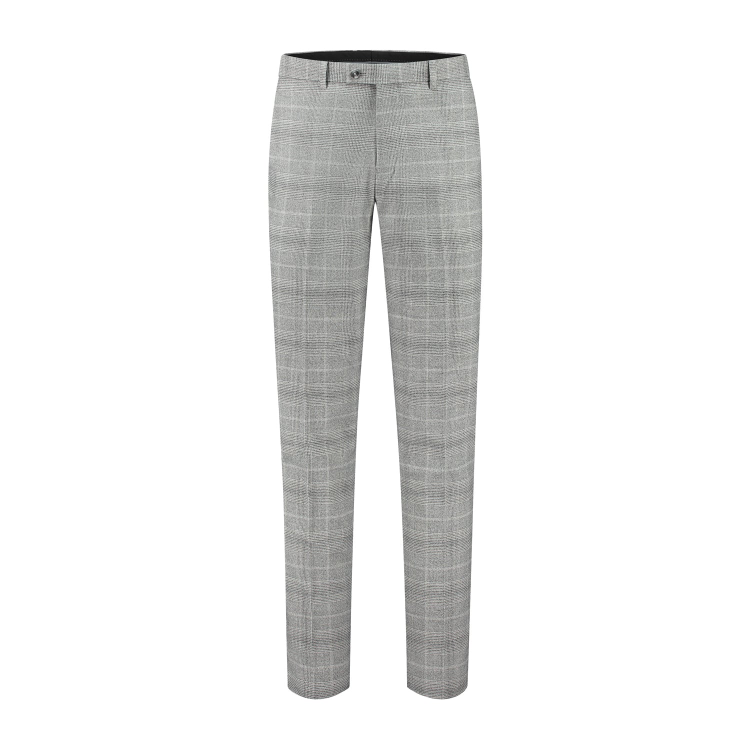 Pantalon ruit lichtgrijs - Gents
