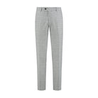 Pantalon ruit lichtgrijs - Gents