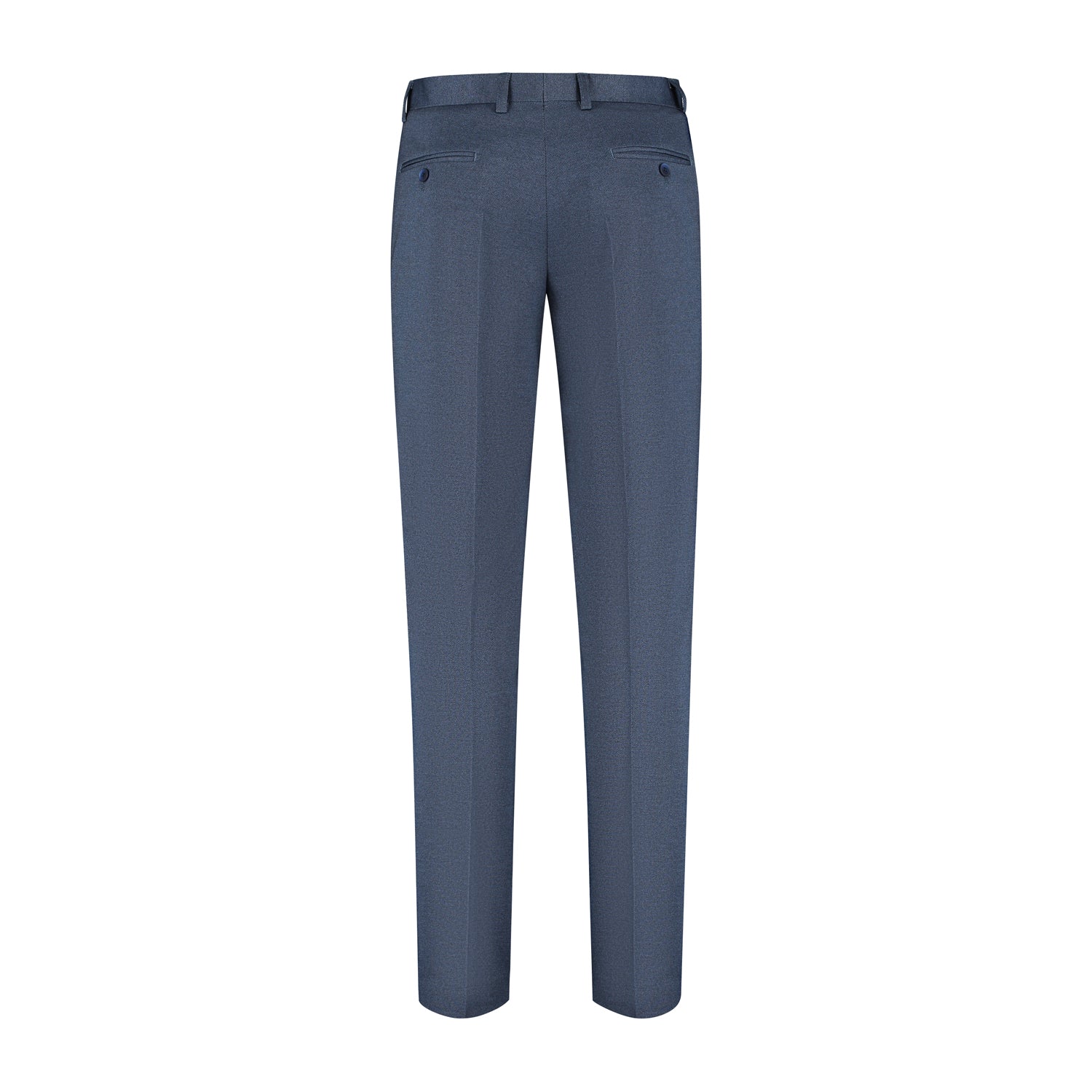 Pantalon stretch birdseye blauw - Gents