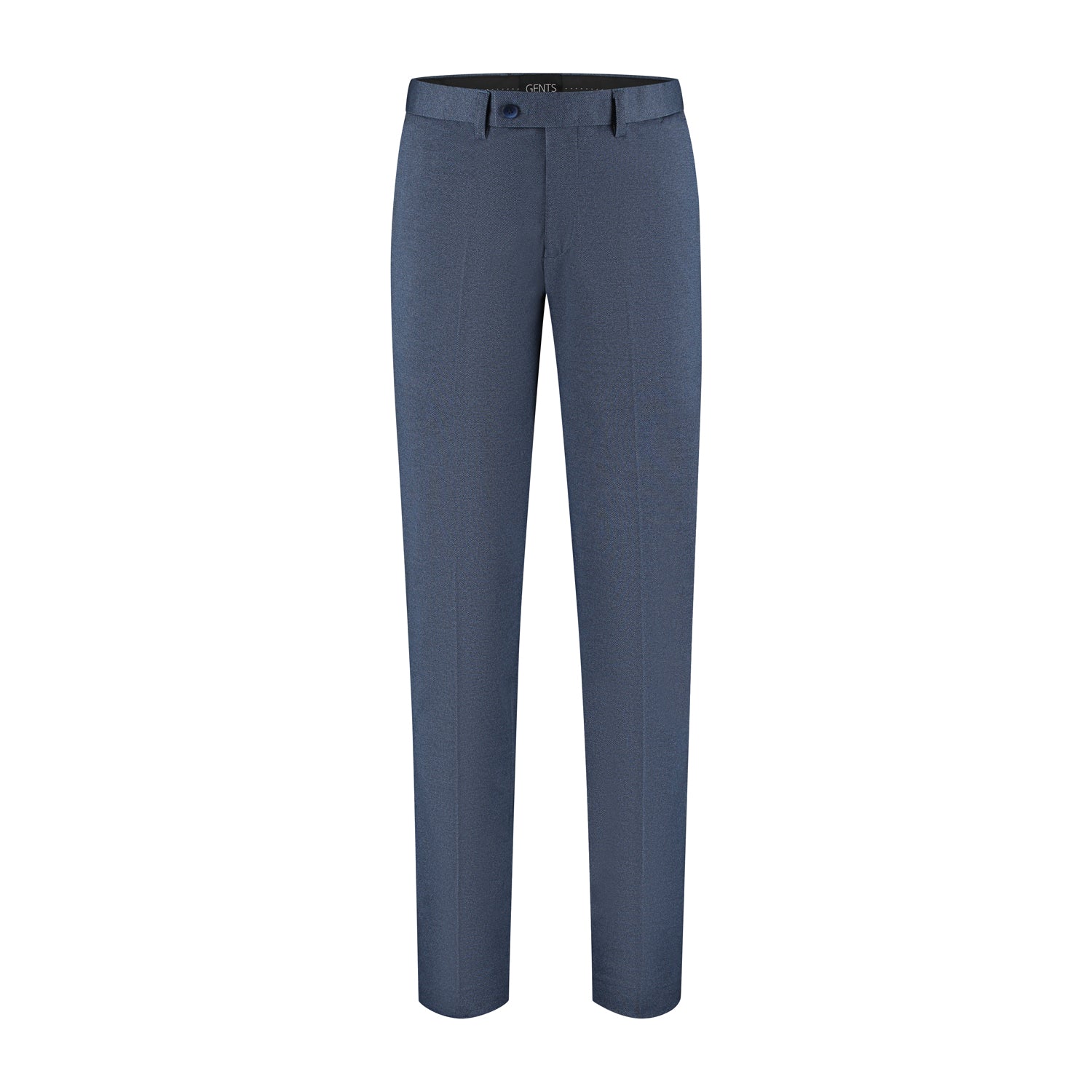 Pantalon stretch birdseye blauw - Gents