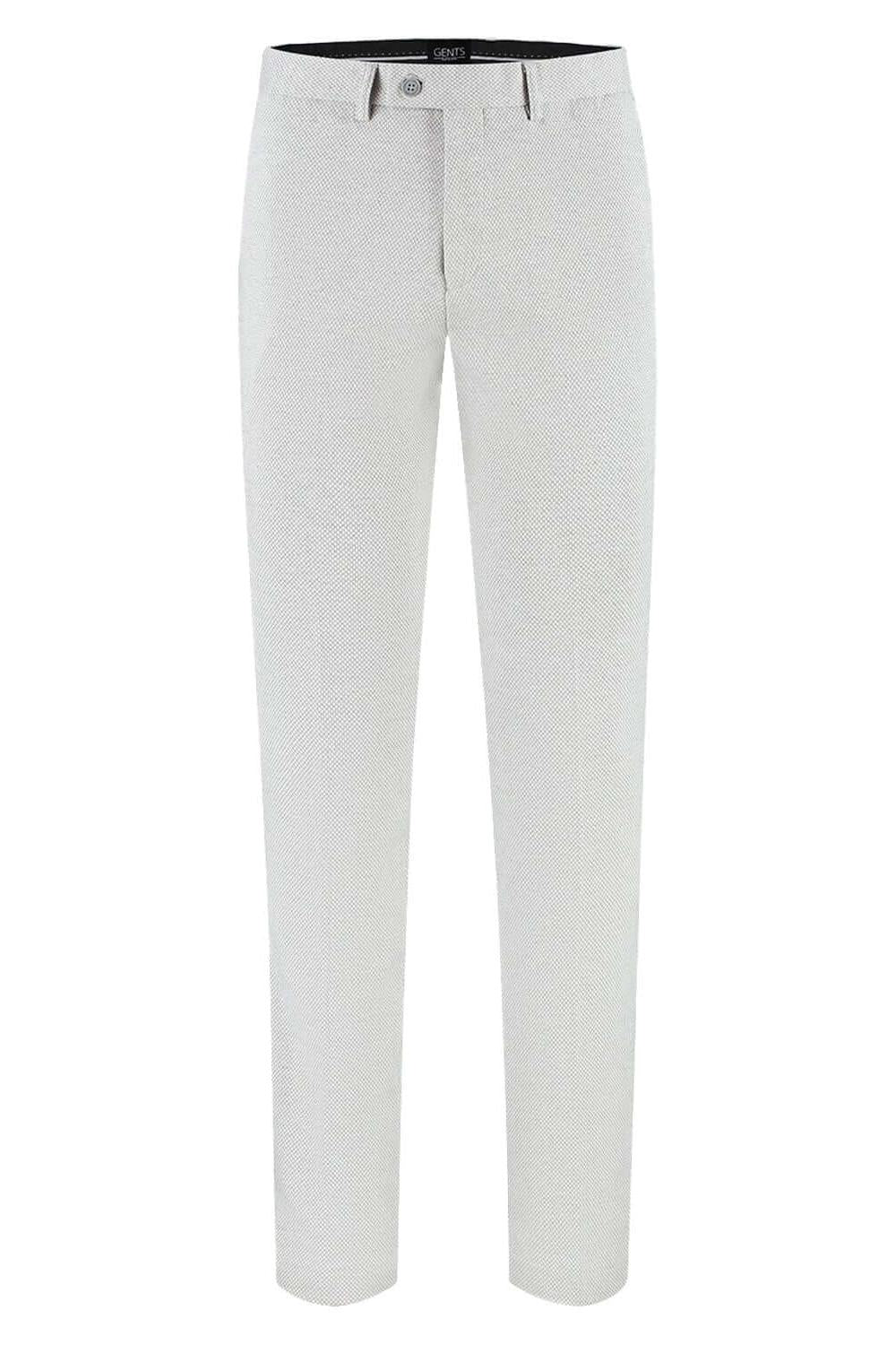 Pantalon stretch lichtgrijs - Gents