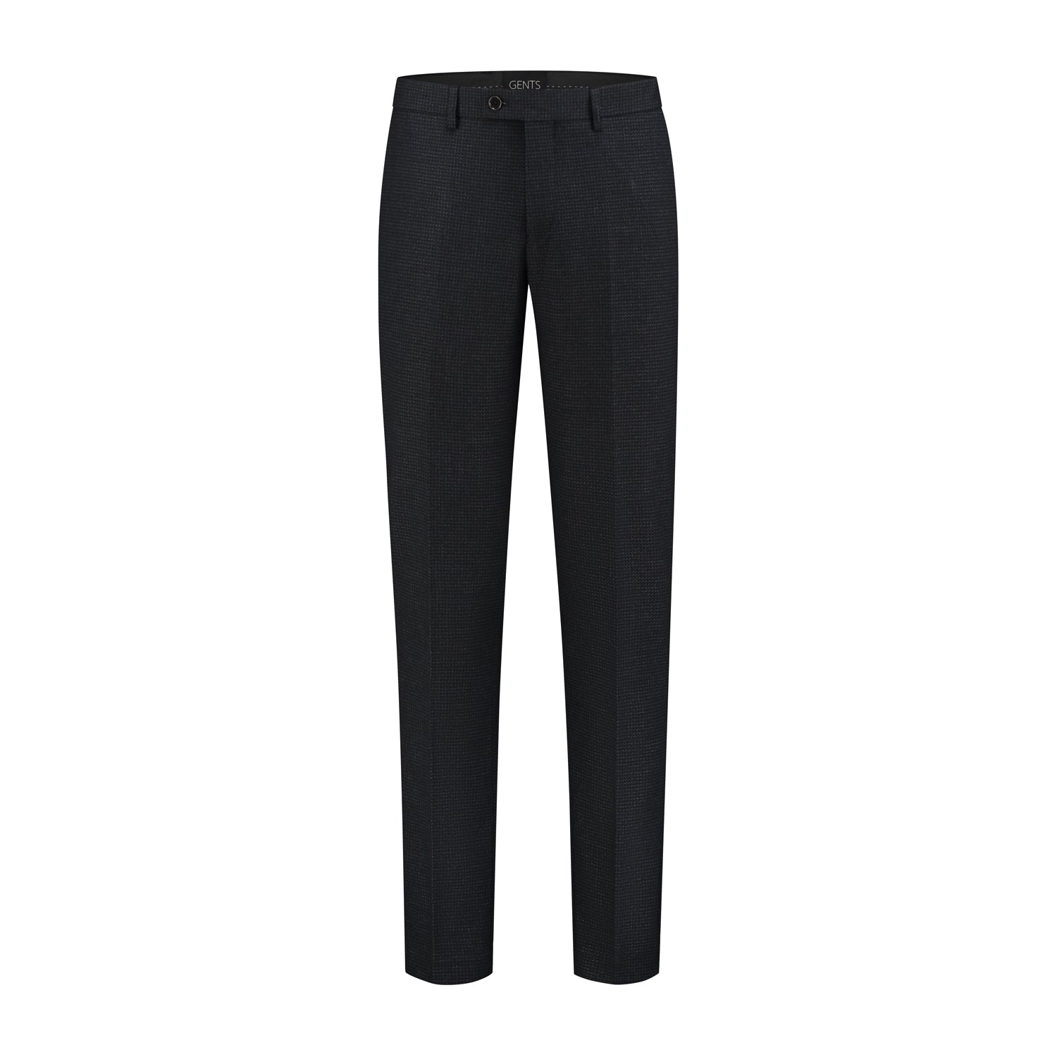 Pantalon structuur blauwbruin - Gents