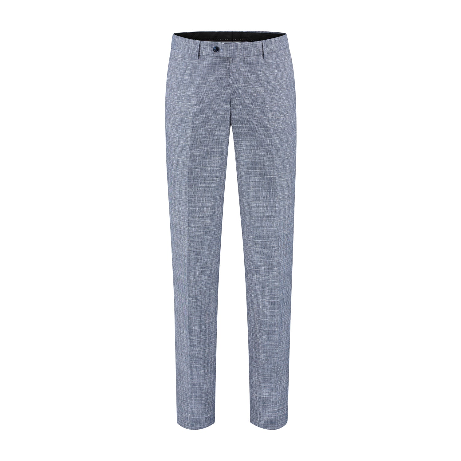 Pantalon structuur steenblauw - Gents