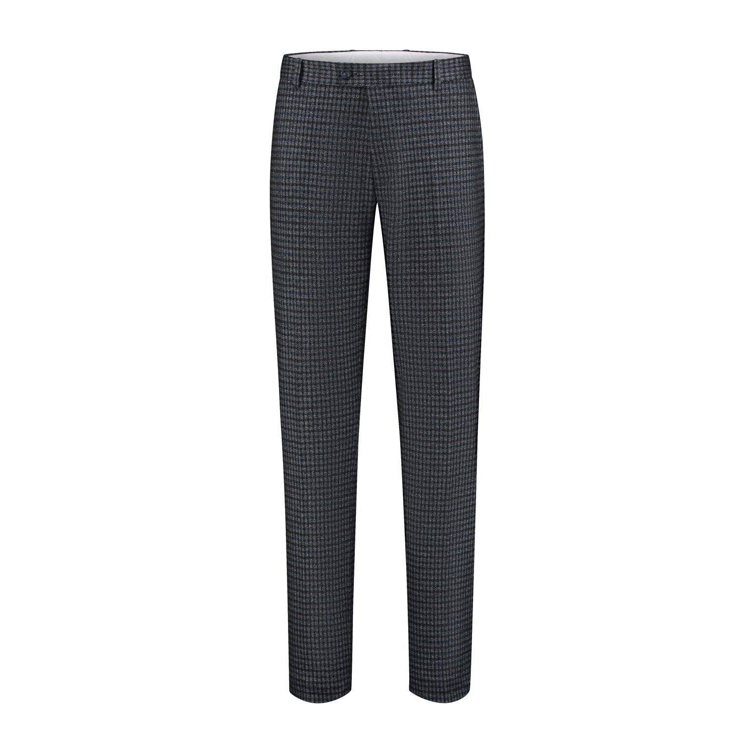 Pantalon tweedlook ruit grijs - Gents