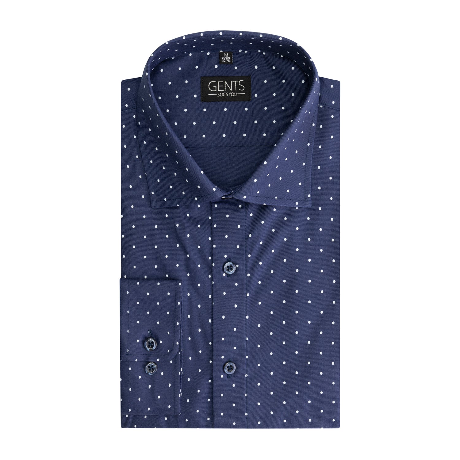 Polkadot blauw - Gents