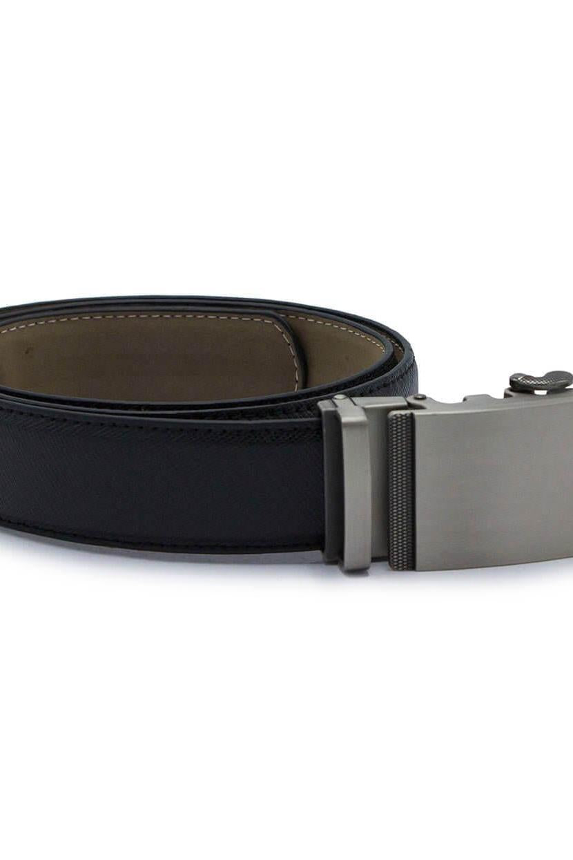 Riem clickgesp structuur zwart - Gents