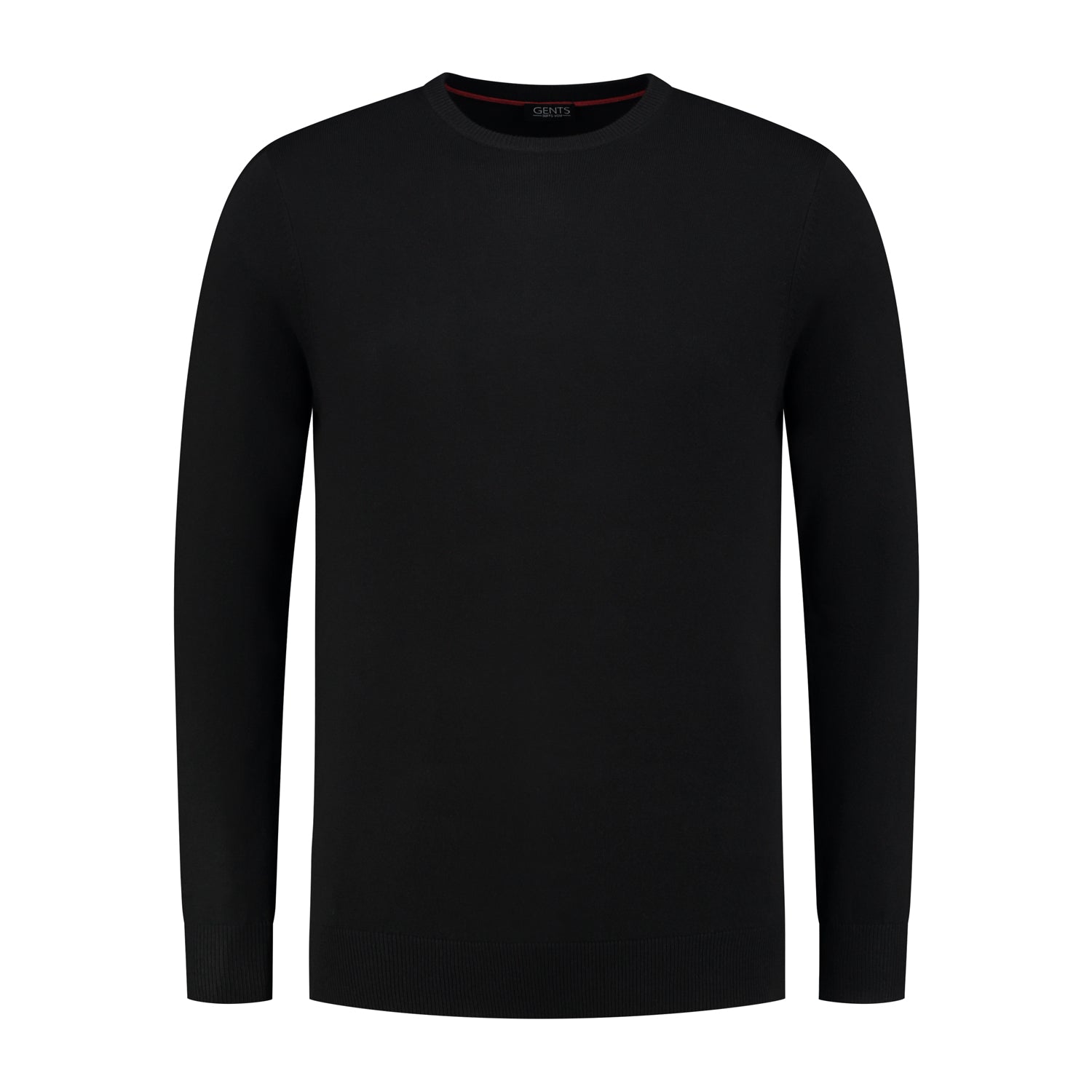 Ronde hals zwart - Gents