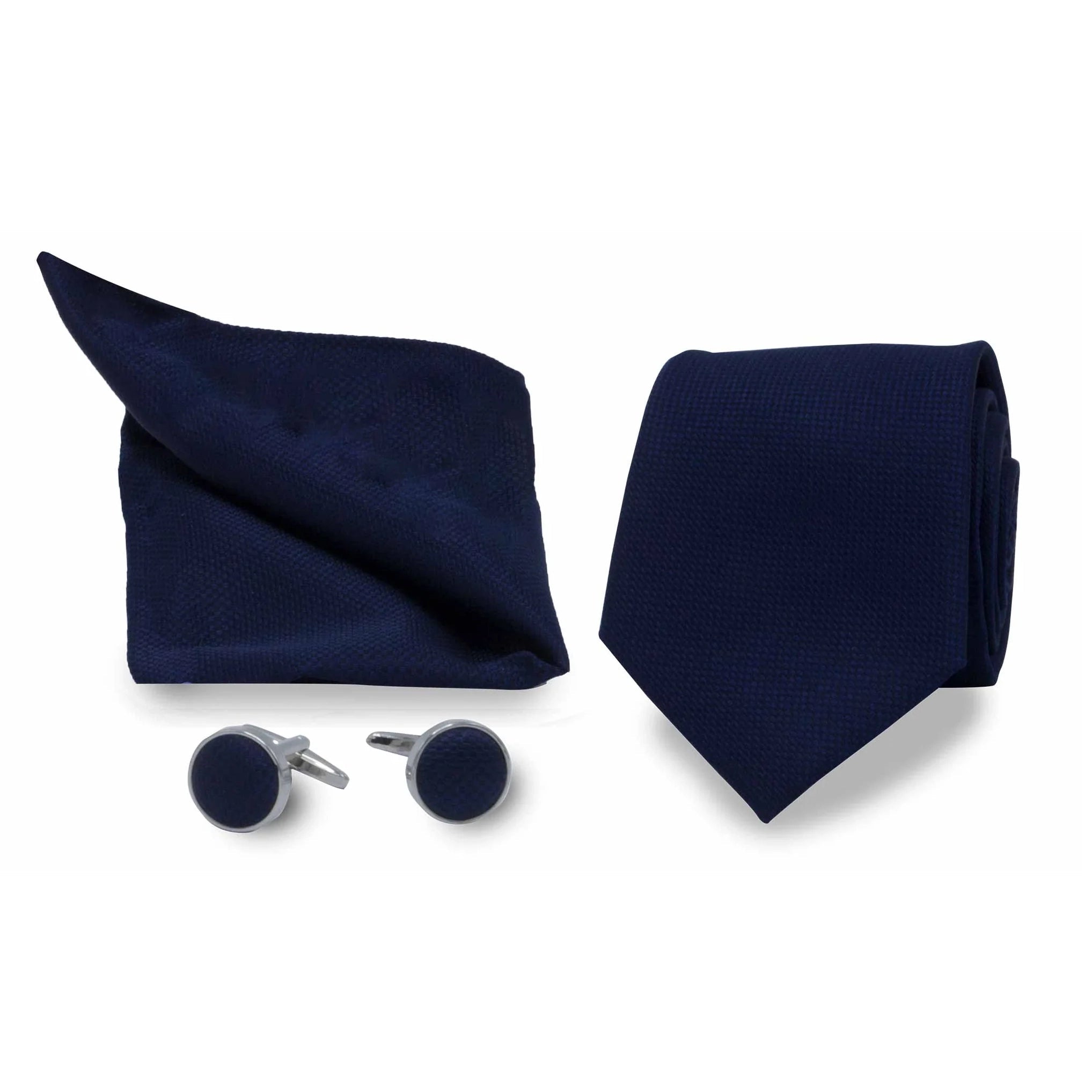 Set das manchet pochet d - blauw - Gents