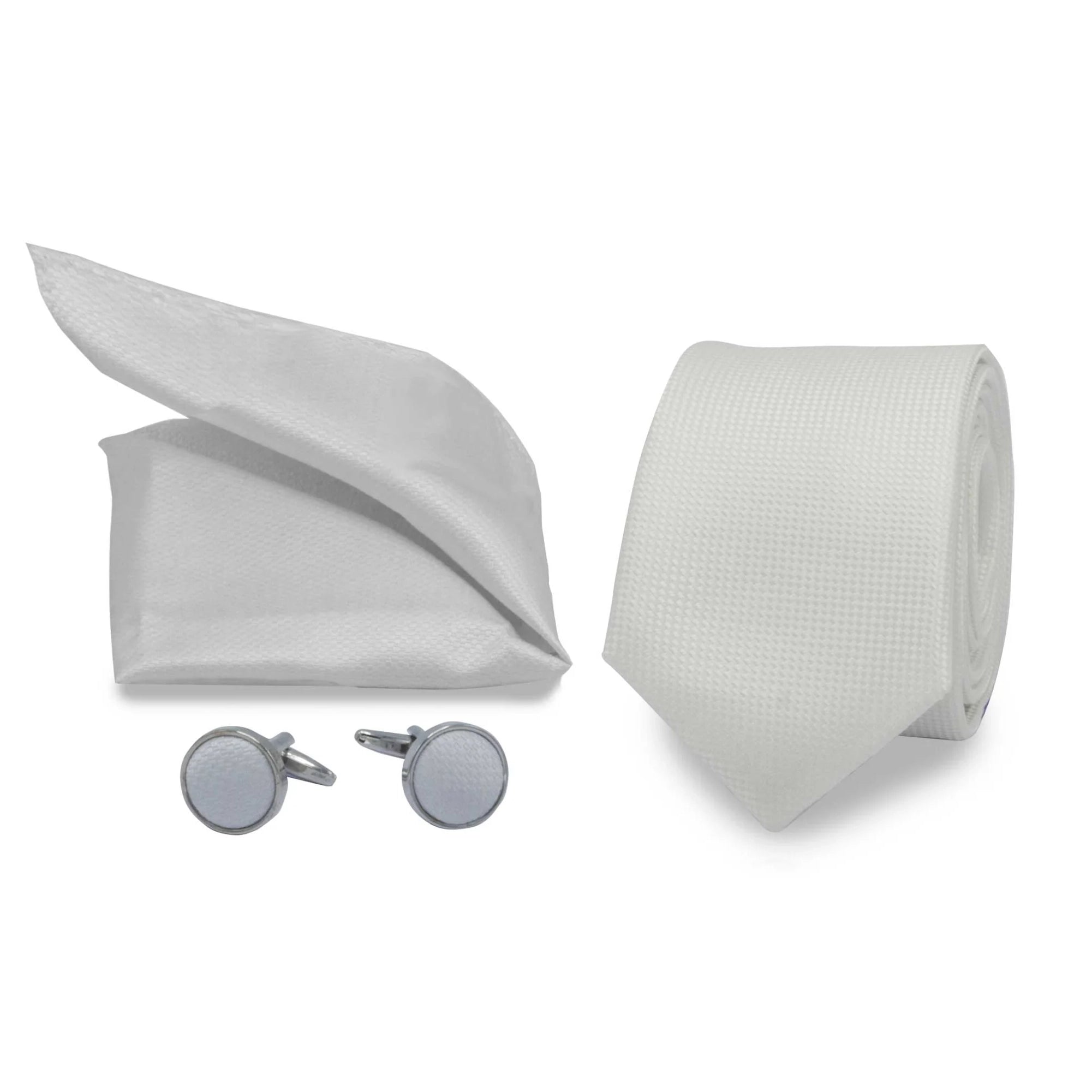 Set das manchet pochet wit - Gents