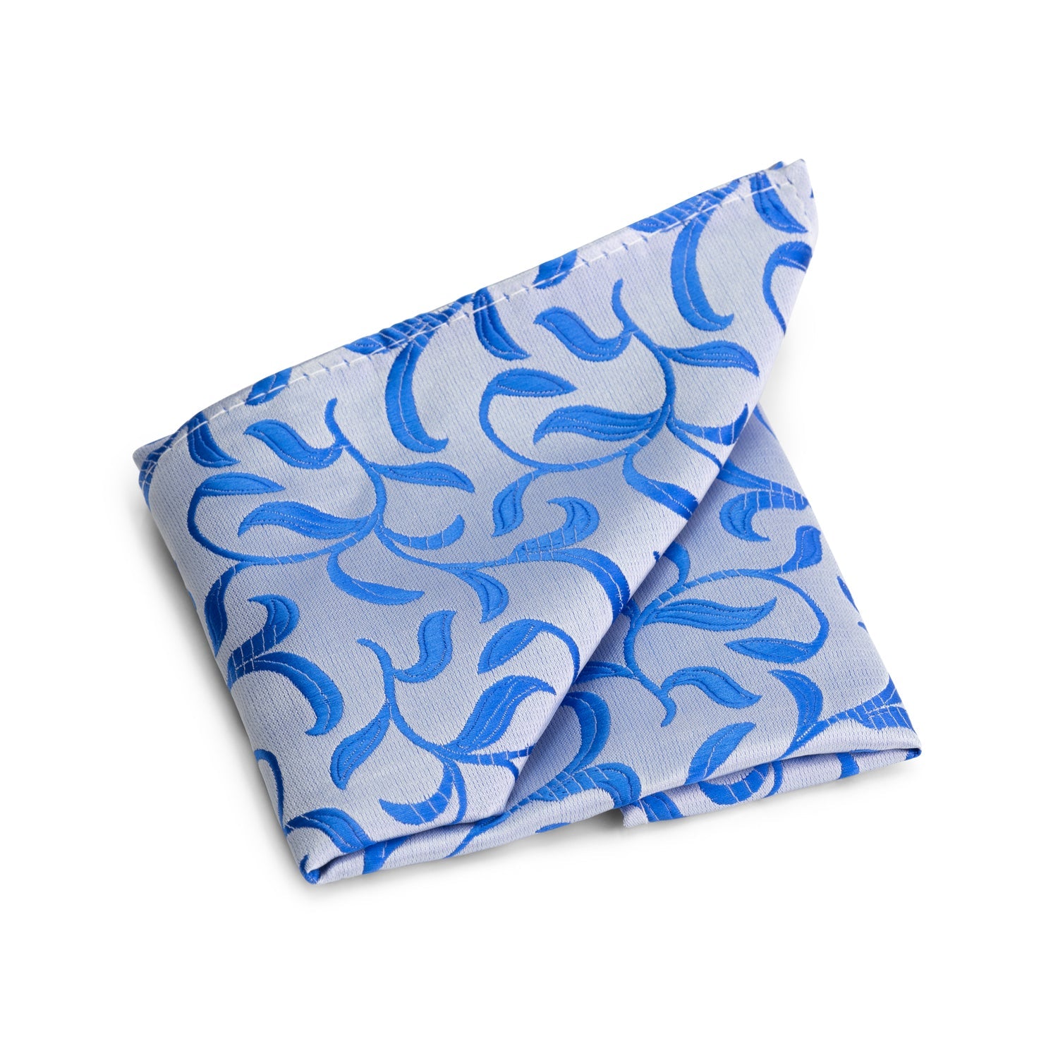 Set stropdas pochet zilver blauw - Gents